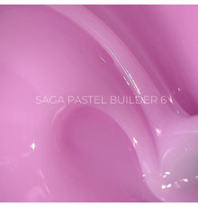 Гель для нігтів Saga Builder Pastel Color №06, рожевий, 15 мл
