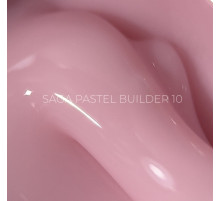 Гель для нігтів Saga Builder Pastel Color №10, світлий персиковий, 15 мл