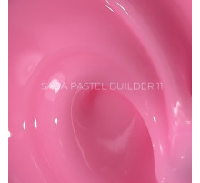 Saga Builder Pastel Color Nail Gel No. 11, bright pink, 15 ml