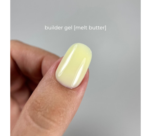 Гель для ногтей Touch Builder gel Melt Butter, лимонный 15 мл