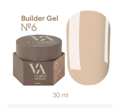 Гель для нігтів Valeri Builder gel №06, 30 мл