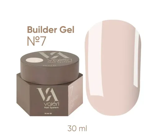 Гель для нігтів Valeri Builder gel №07, 30 мл