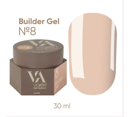 Гель для нігтів Valeri Builder gel №08, 30 мл