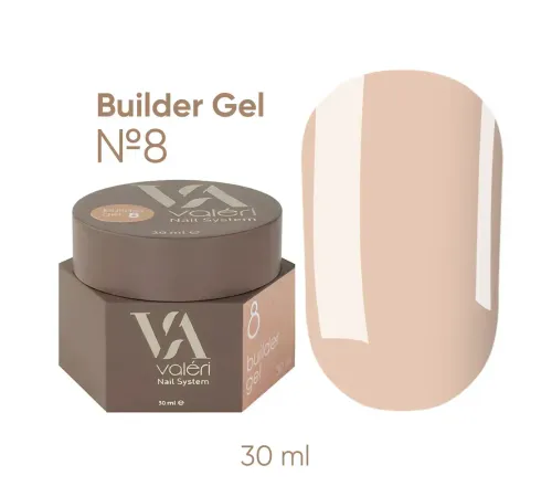 Гель для нігтів Valeri Builder gel №08, 30 мл