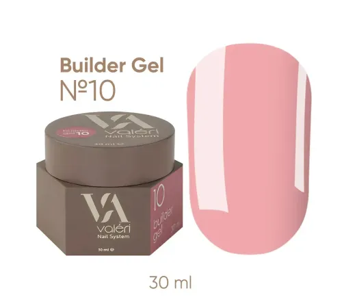 Гель для нігтів Valeri Builder gel №10, 30 мл