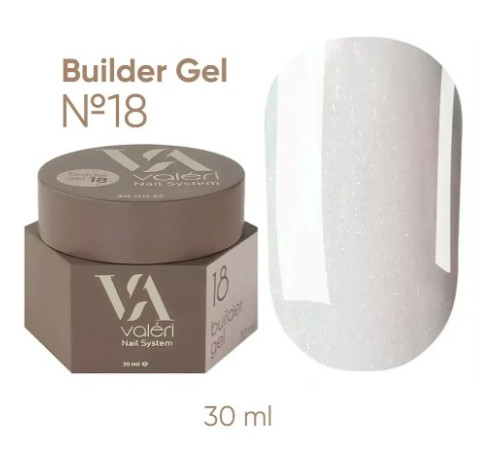 Гель для нігтів Valeri Builder gel №18, 30 мл