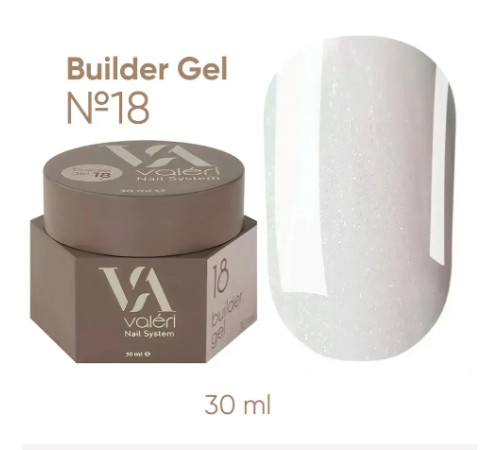 Гель для нігтів Valeri Builder gel №18, 30 мл