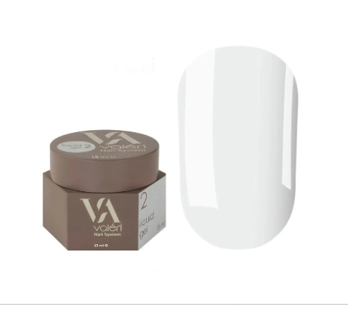 Гель для ногтей Valeri Liquid gel №02, 15 мл