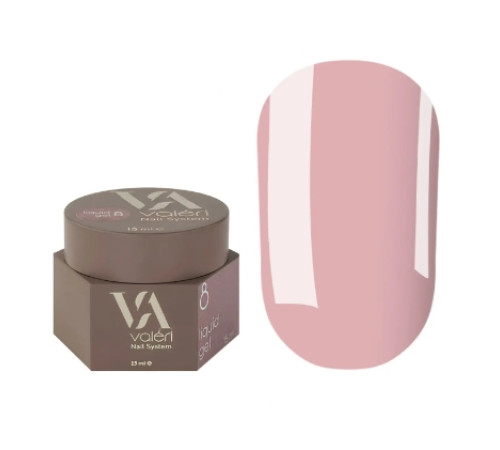 Valeri Liquid gel nail gel No. 08, 15 ml