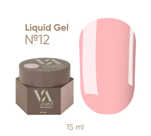 Гель для нігтів Valeri Liquid gel №12, 15 мл