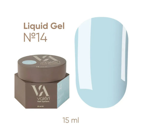 Гель для нігтів Valeri Liquid gel №14, 15 мл