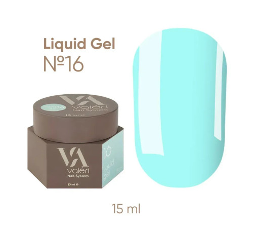 Гель для нігтів Valeri Liquid gel №16, 15 мл