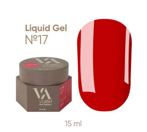Гель для нігтів Valeri Liquid gel №17, 15 мл