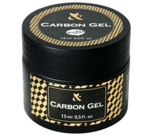 Гель для ремонту нігтів FOX Carbon gel, 15 мл