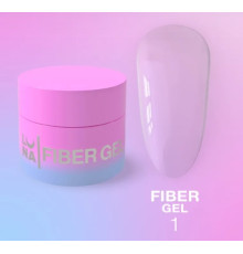 Гель для трещинного ремона LUNA Fiber Gel №01, прозрачный, 5 мл