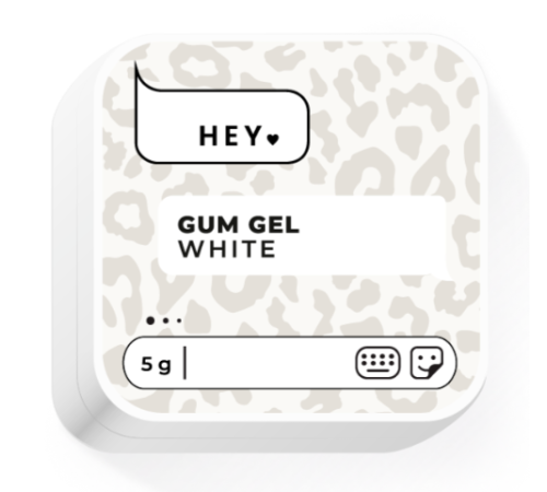 Гель жвачка HEYLOVE Gum gel White, белый, 5 г
