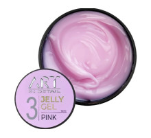 Гель желе ART Jelly Gel №3 Pink рожевий, 15 мл