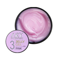 Гель желе ART Jelly Gel №3 Pink розовый, 15 мл