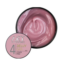 Гель желе ART Jelly Gel №4 Cover Pink темно розовый, 15 мл