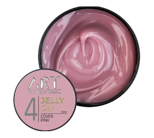 ART Jelly Gel No. 4 Cover Pink dark pink, 15 ml