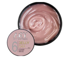 Гель желе ART Jelly Gel №6 Cover Beige нюдовий, 15 мл