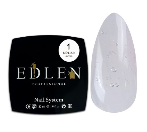 Гель желе Edlen Jam Gel №01 прозорий,  30 мл