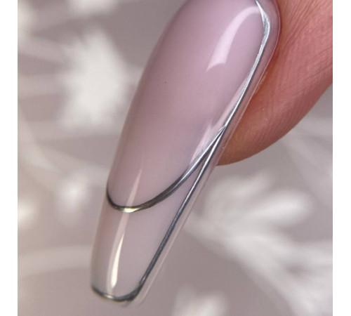 Dark Silver metal gel paint silver, 5 ml
