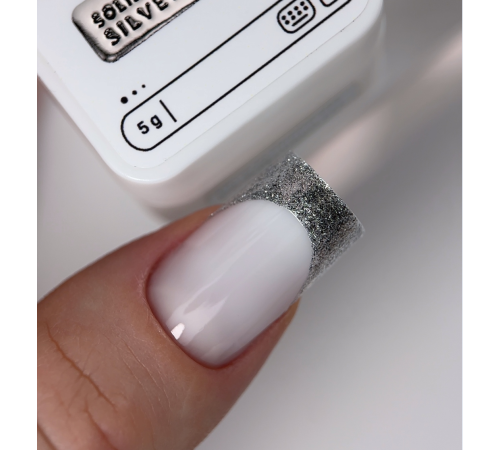 Gel paint HEYLOVE Solid Platinum gel SILVER silver, 5 g