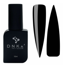 Гель лак для ногтей DNKA Ultra Black черный, 12 мл