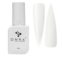 Гель лак для нігтів DNKA Ultra White білий, 12 мл