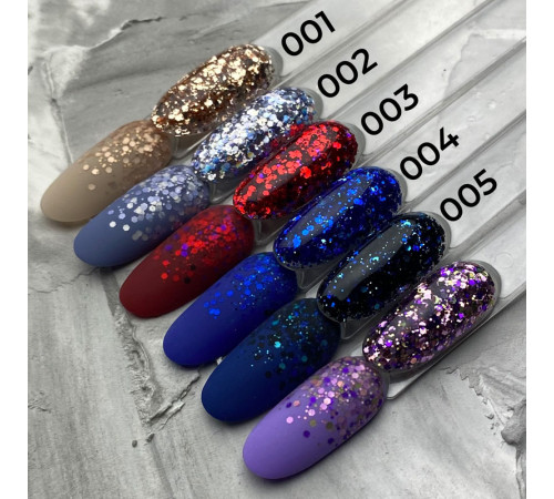 Гель с блестками ART Mermaid Glitter Gel №002, 5 мл
