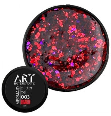 Гель з блискітками ART Mermaid Glitter Gel №003, 5 мл
