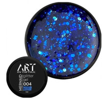 Гель з блискітками ART Mermaid Glitter Gel №004, 5 мл