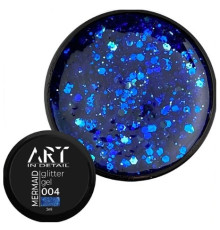 Гель з блискітками ART Mermaid Glitter Gel №004, 5 мл