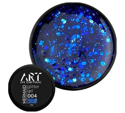 Гель с блестками ART Mermaid Glitter Gel №004, 5 мл