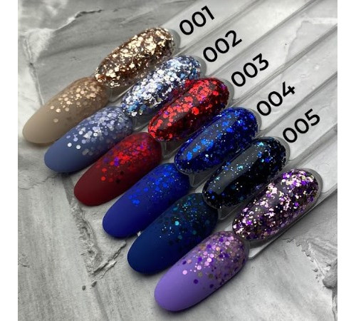 Гель з блискітками ART Mermaid Glitter Gel №006, 5 мл