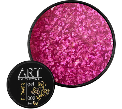Гель з сухоцвітами ART Flower Gel №02, 5 мл