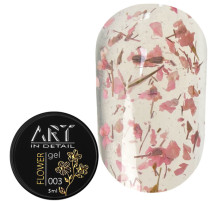 Гель з сухоцвітами ART Flower Gel №03, 5 мл