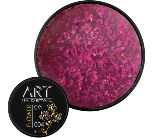 Гель з сухоцвітами ART Flower Gel №04, 5 мл