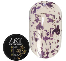 Gel with dried flowers ART Flower Gel No. 05, 5 ml