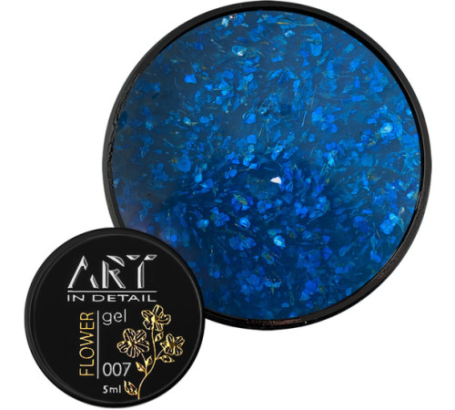 Гель з сухоцвітами ART Flower Gel №07, 5 мл