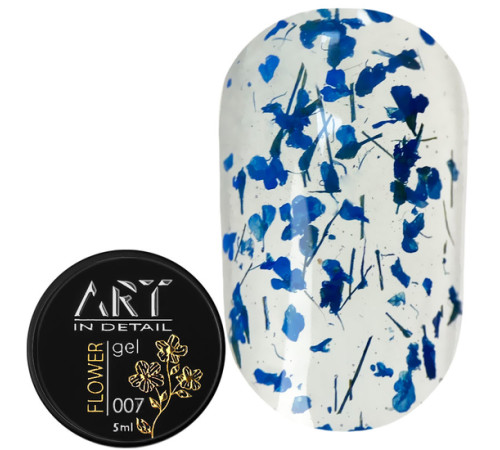 Гель з сухоцвітами ART Flower Gel №07, 5 мл