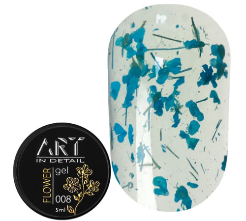 Гель з сухоцвітами ART Flower Gel №08, 5 мл