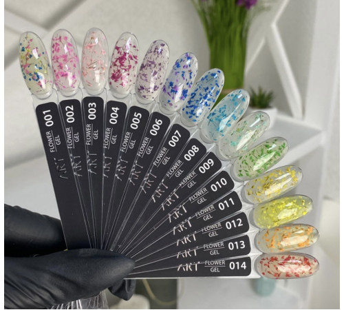 Гель з сухоцвітами ART Flower Gel №08, 5 мл
