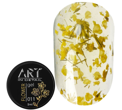 Гель з сухоцвітами ART Flower Gel №11, 5 мл