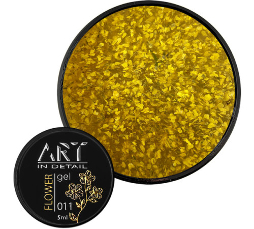 Гель з сухоцвітами ART Flower Gel №11, 5 мл