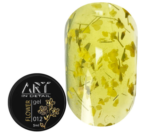 Гель з сухоцвітами ART Flower Gel №12, 5 мл