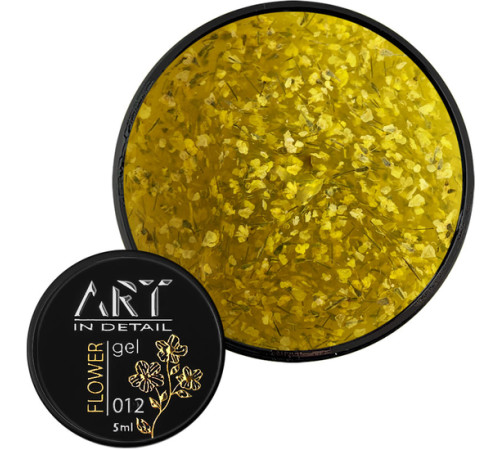 Гель з сухоцвітами ART Flower Gel №12, 5 мл