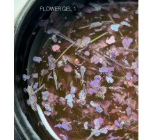 Gel with dried flowers SAGA Flower Gel No. 1 lavender, 5 g