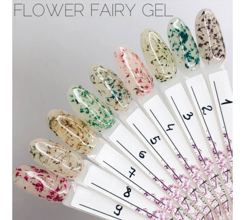 Гель з сухоцвітами SAGA Flower Gel №3 пастельно-жовтий, 5г